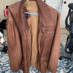 d.FINE Las Vegas Mens Leather Jacket